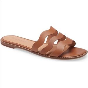Madewell The Wave Sandal in English Saddle Size 8 Sandals